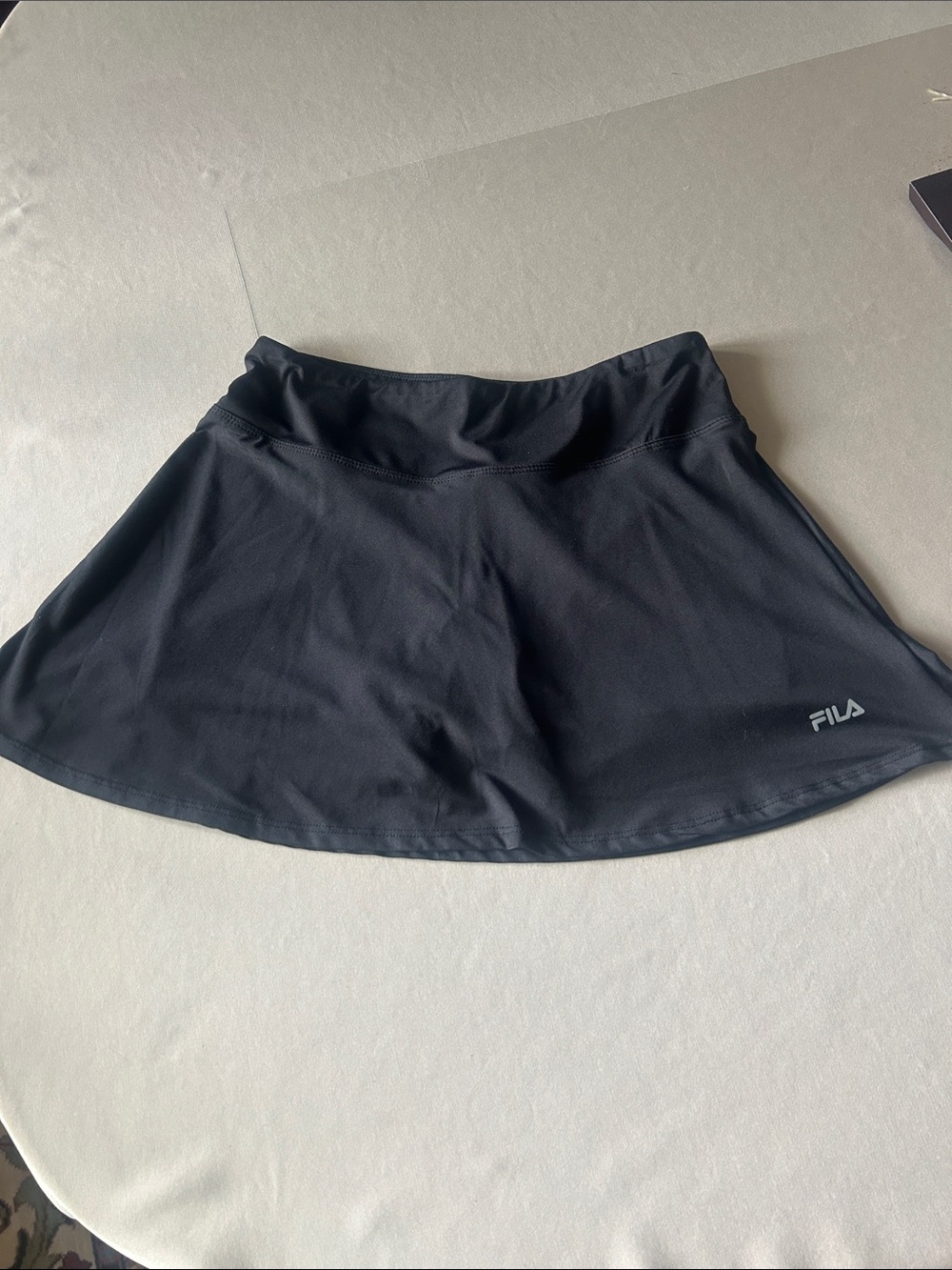 Fila Women's Black Skater Tennis Skort